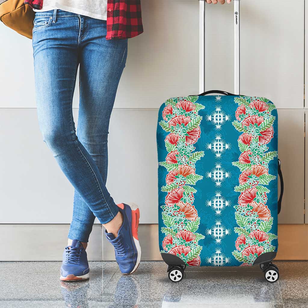 Hawaii Ohia Lehua Luggage Cover Tropical Vibes Teal LT05 - Polynesian Pride