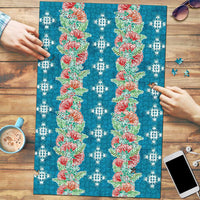Hawaii Ohia Lehua Puzzle Tropical Vibes Teal LT05 Teal - Polynesian Pride