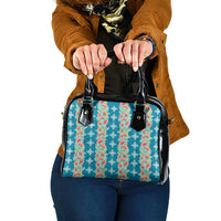 Hawaii Ohia Lehua Shoulder Handbag Tropical Vibes Teal LT05 One Size Teal - Polynesian Pride