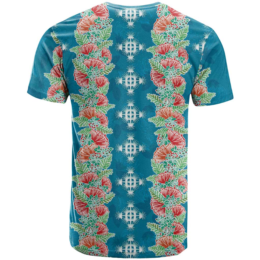 Hawaii Ohia Lehua T Shirt Tropical Vibes Teal LT05 - Polynesian Pride