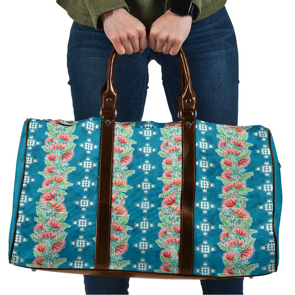 Hawaii Ohia Lehua Travel Bag Tropical Vibes Teal