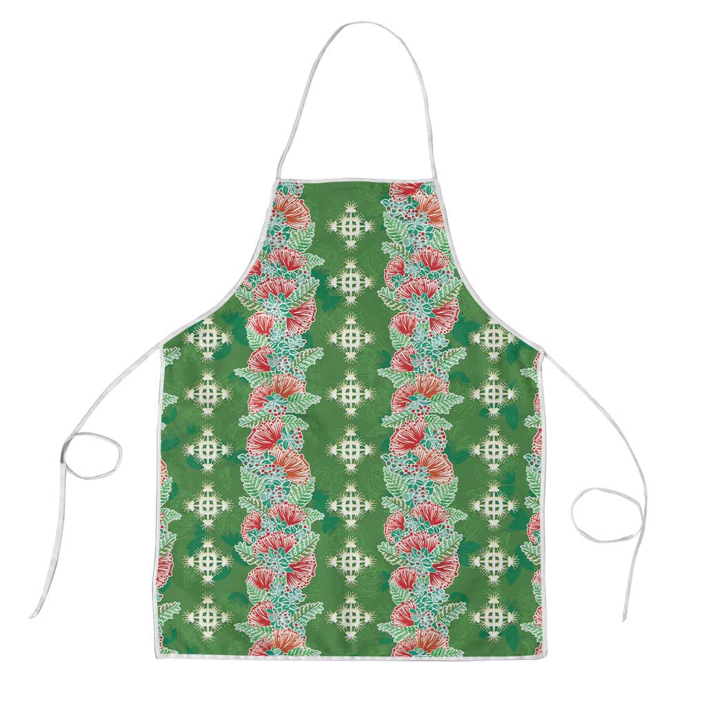 Hawaii Ohia Lehua Apron Tropical Vibes Green LT05 Green - Polynesian Pride