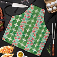 Hawaii Ohia Lehua Apron Tropical Vibes Green LT05 Green - Polynesian Pride