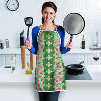 Hawaii Ohia Lehua Apron Tropical Vibes Green LT05 - Polynesian Pride
