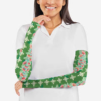 Hawaii Ohia Lehua Arm Sleeves Tropical Vibes Green LT05 - Polynesian Pride