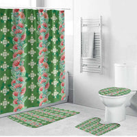 Hawaii Ohia Lehua Bathroom Set Tropical Vibes Green LT05 Bathroom Set (4 pcs) Green - Polynesian Pride