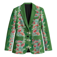 Hawaii Ohia Lehua Blazer Tropical Vibes Green LT05 Unisex Green - Polynesian Pride
