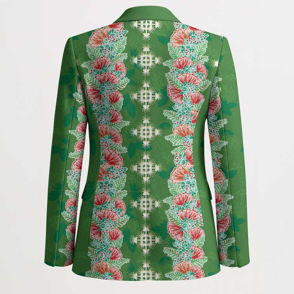 Hawaii Ohia Lehua Blazer Tropical Vibes Green LT05 - Polynesian Pride