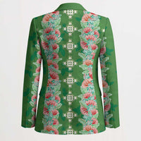 Hawaii Ohia Lehua Blazer Tropical Vibes Green LT05 - Polynesian Pride