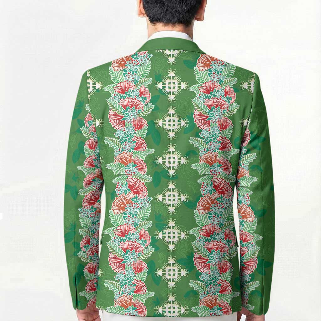 Hawaii Ohia Lehua Blazer Tropical Vibes Green LT05 - Polynesian Pride
