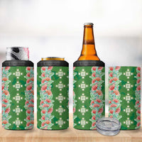 Hawaii Ohia Lehua 4 in 1 Can Cooler Tumbler Tropical Vibes Green LT05 - Polynesian Pride