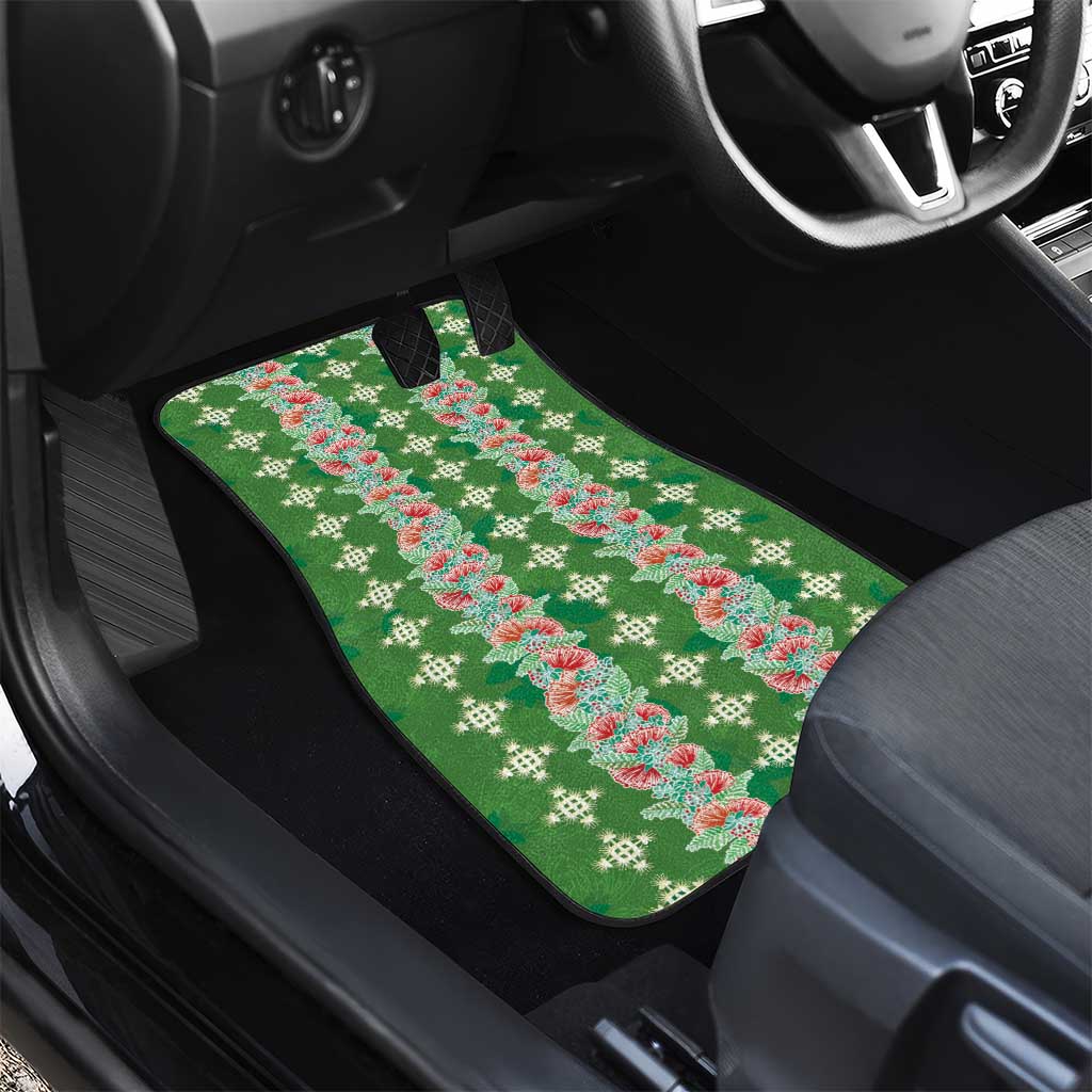 Hawaii Ohia Lehua Car Mats Tropical Vibes Green LT05 - Polynesian Pride