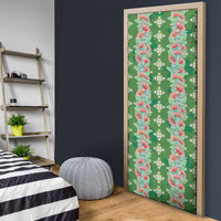 Hawaii Ohia Lehua Door Cover Tropical Vibes Green LT05 - Polynesian Pride