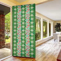 Hawaii Ohia Lehua Door Cover Tropical Vibes Green LT05 - Polynesian Pride