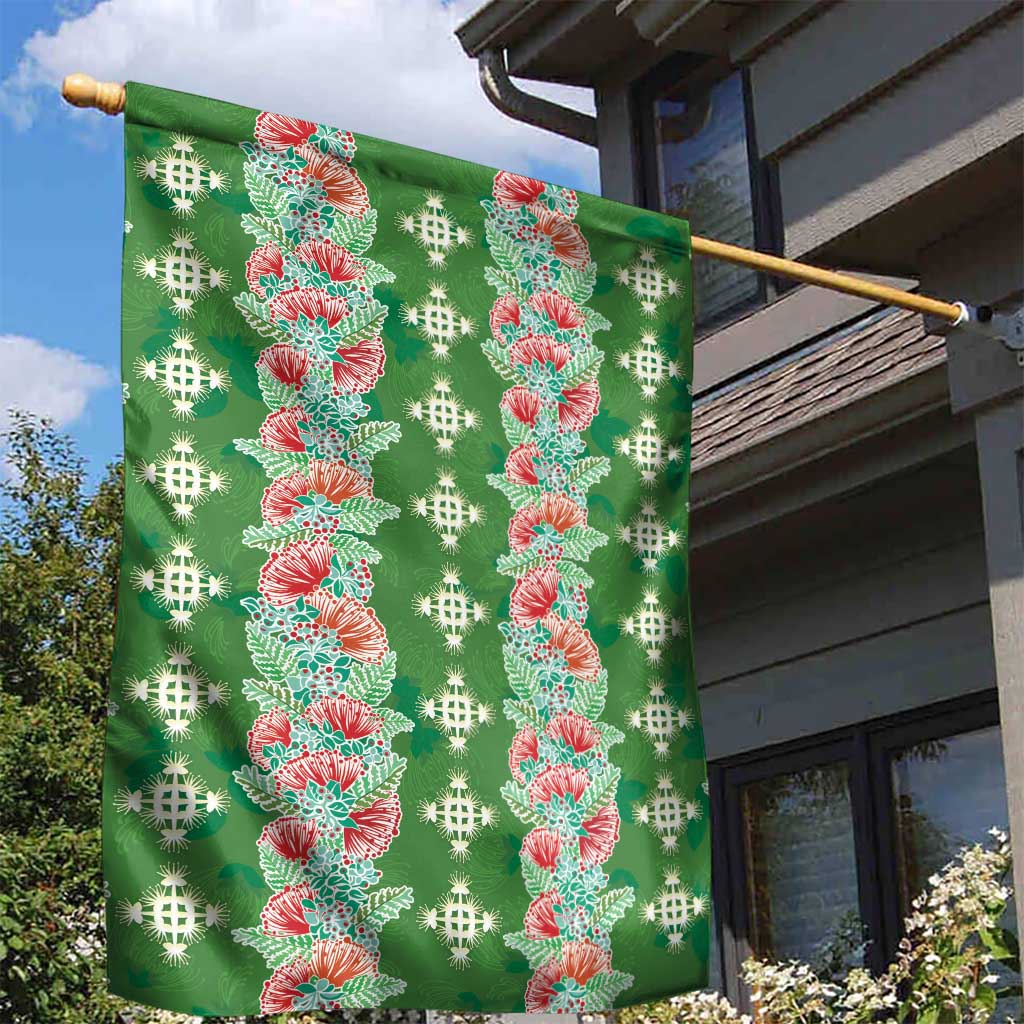 Hawaii Ohia Lehua Garden Flag Tropical Vibes Green LT05 - Polynesian Pride