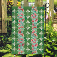 Hawaii Ohia Lehua Garden Flag Tropical Vibes Green LT05 Garden Flag Green - Polynesian Pride