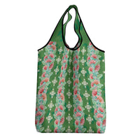 Hawaii Ohia Lehua Grocery Bag Tropical Vibes Green LT05 - Polynesian Pride