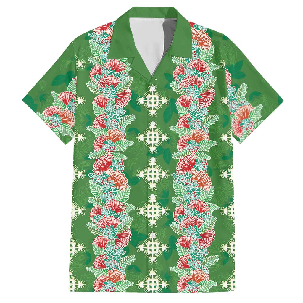 Hawaii Ohia Lehua Hawaiian Shirt Tropical Vibes Green