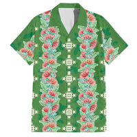 Hawaii Ohia Lehua Hawaiian Shirt Tropical Vibes Green