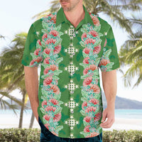 Hawaii Ohia Lehua Hawaiian Shirt Tropical Vibes Green