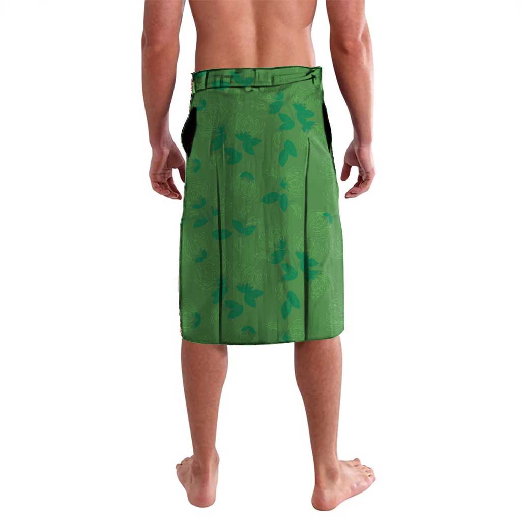Hawaii Ohia Lehua Lavalava Tropical Vibes Green LT05 - Polynesian Pride