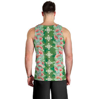 Hawaii Ohia Lehua Men Tank Top Tropical Vibes Green LT05 - Polynesian Pride
