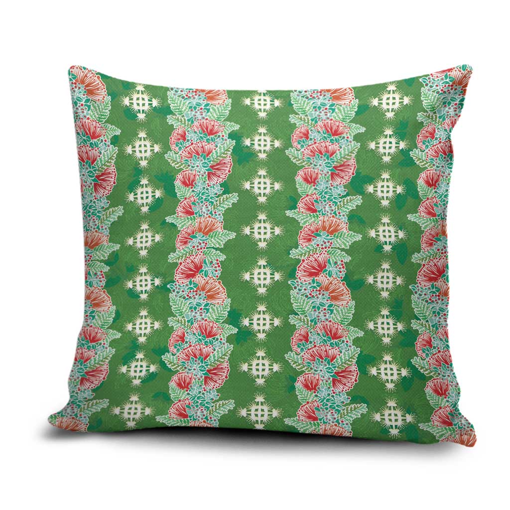 Hawaii Ohia Lehua Pillow Cover Tropical Vibes Green LT05 Green - Polynesian Pride