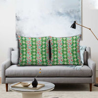 Hawaii Ohia Lehua Pillow Cover Tropical Vibes Green LT05 - Polynesian Pride