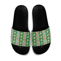 Hawaii Ohia Lehua Slide Sandals Tropical Vibes Green LT05 Green - Polynesian Pride