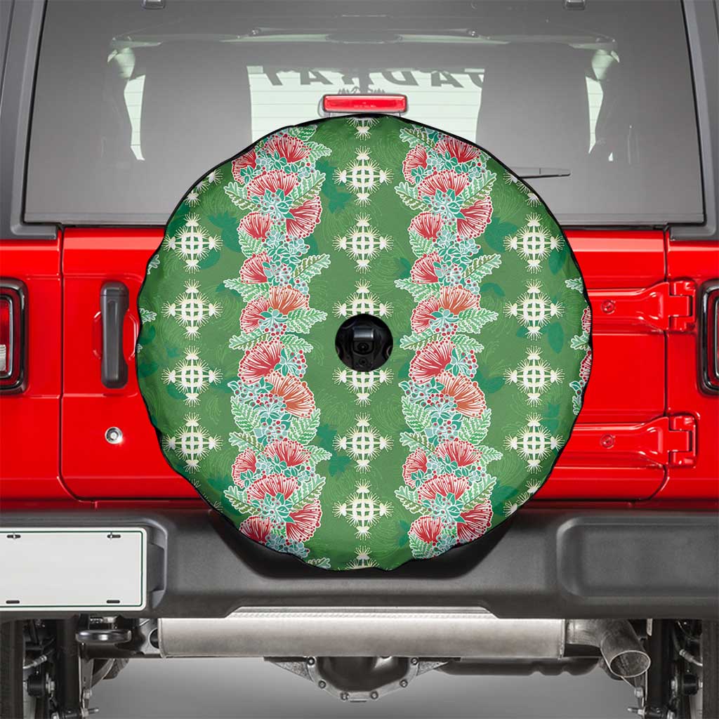 Hawaii Ohia Lehua Spare Tire Cover Tropical Vibes Green LT05 - Polynesian Pride