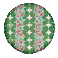 Hawaii Ohia Lehua Spare Tire Cover Tropical Vibes Green LT05 - Polynesian Pride
