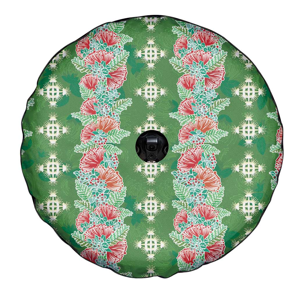 Hawaii Ohia Lehua Spare Tire Cover Tropical Vibes Green LT05 - Polynesian Pride