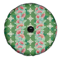 Hawaii Ohia Lehua Spare Tire Cover Tropical Vibes Green LT05 - Polynesian Pride
