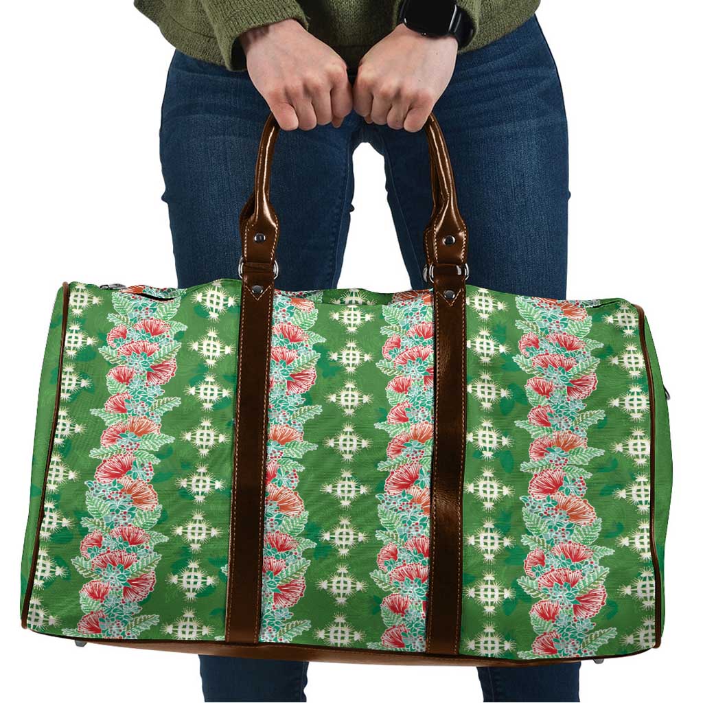 Hawaii Ohia Lehua Travel Bag Tropical Vibes Green LT05 Green - Polynesian Pride