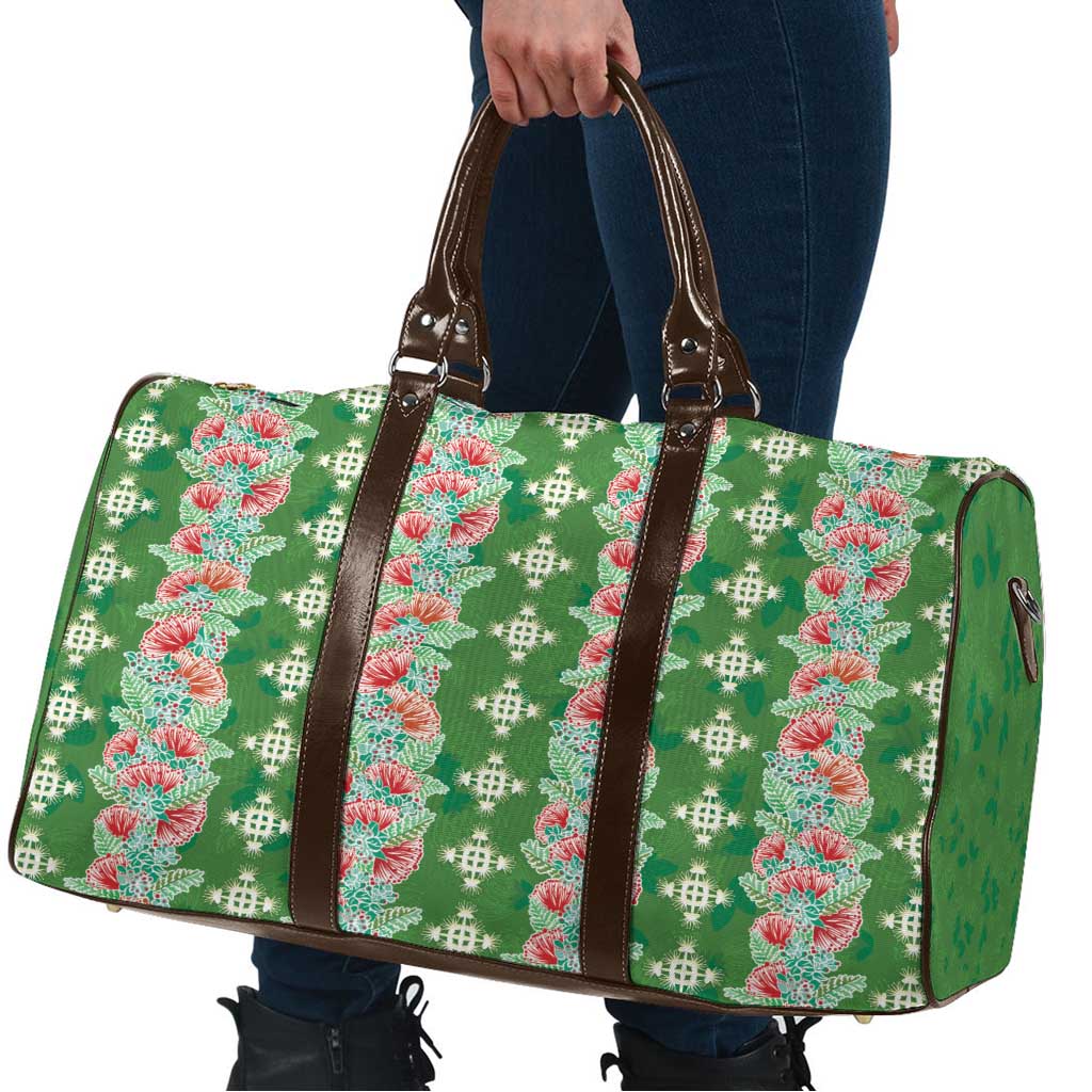 Hawaii Ohia Lehua Travel Bag Tropical Vibes Green LT05 - Polynesian Pride