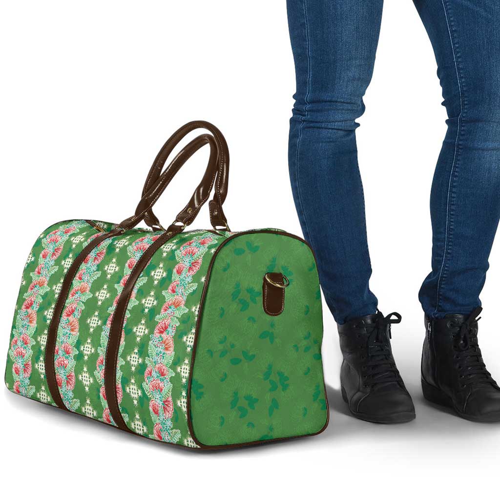 Hawaii Ohia Lehua Travel Bag Tropical Vibes Green LT05 - Polynesian Pride