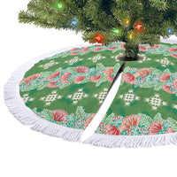 Hawaii Ohia Lehua Tree Skirt Tropical Vibes Green LT05 - Polynesian Pride