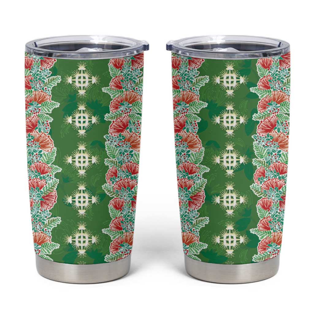 Hawaii Ohia Lehua Tumbler Cup Tropical Vibes Green LT05 Green - Polynesian Pride