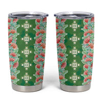 Hawaii Ohia Lehua Tumbler Cup Tropical Vibes Green LT05 Green - Polynesian Pride
