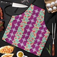 Hawaii Ohia Lehua Apron Tropical Vibes Fuchsia LT05 Fuchsia - Polynesian Pride