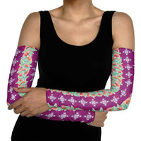 Hawaii Ohia Lehua Arm Sleeves Tropical Vibes Fuchsia LT05 - Polynesian Pride