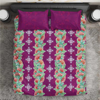 Hawaii Ohia Lehua Bedding Set Tropical Vibes Fuchsia LT05 Fuchsia - Polynesian Pride