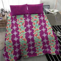 Hawaii Ohia Lehua Bedding Set Tropical Vibes Fuchsia LT05 - Polynesian Pride