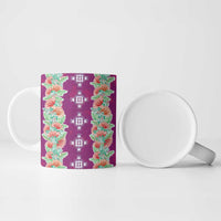 Hawaii Ohia Lehua Ceramic Mug Tropical Vibes Fuchsia LT05 - Polynesian Pride