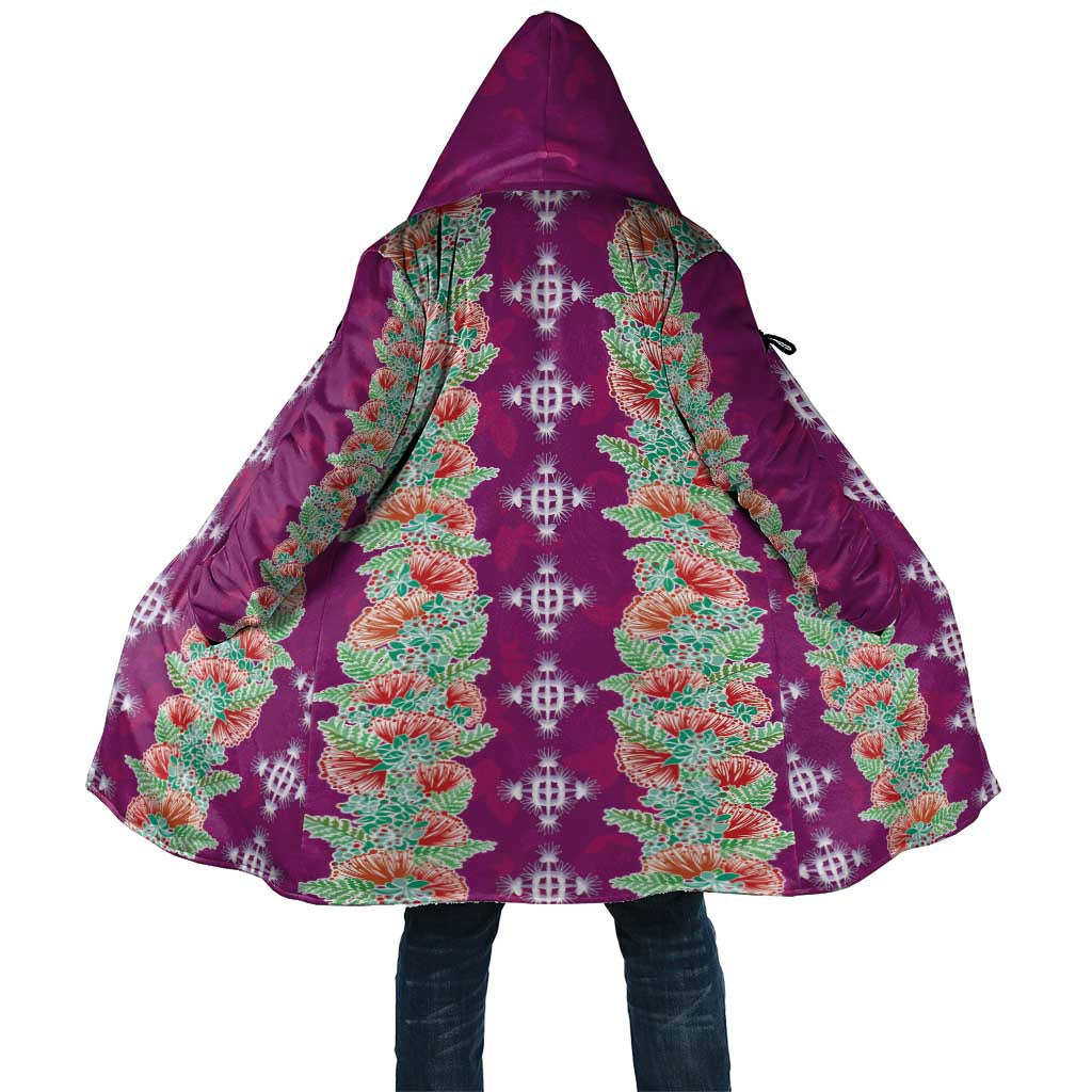 Hawaii Ohia Lehua Cloak Tropical Vibes Fuchsia LT05 Unisex Fuchsia - Polynesian Pride