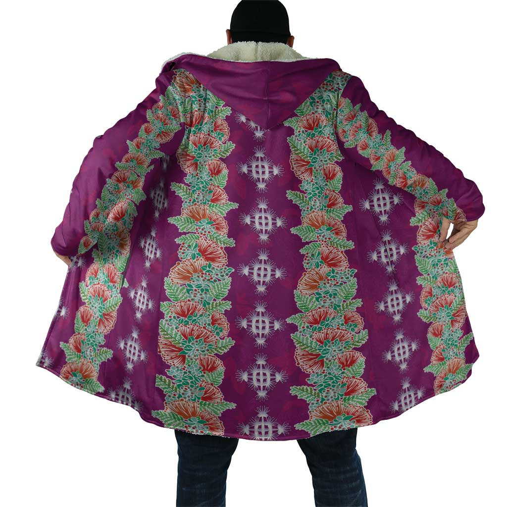 Hawaii Ohia Lehua Cloak Tropical Vibes Fuchsia LT05 - Polynesian Pride