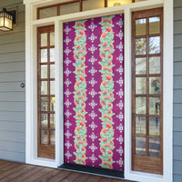 Hawaii Ohia Lehua Door Cover Tropical Vibes Fuchsia LT05 - Polynesian Pride