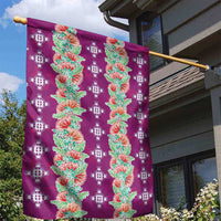 Hawaii Ohia Lehua Garden Flag Tropical Vibes Fuchsia LT05 - Polynesian Pride