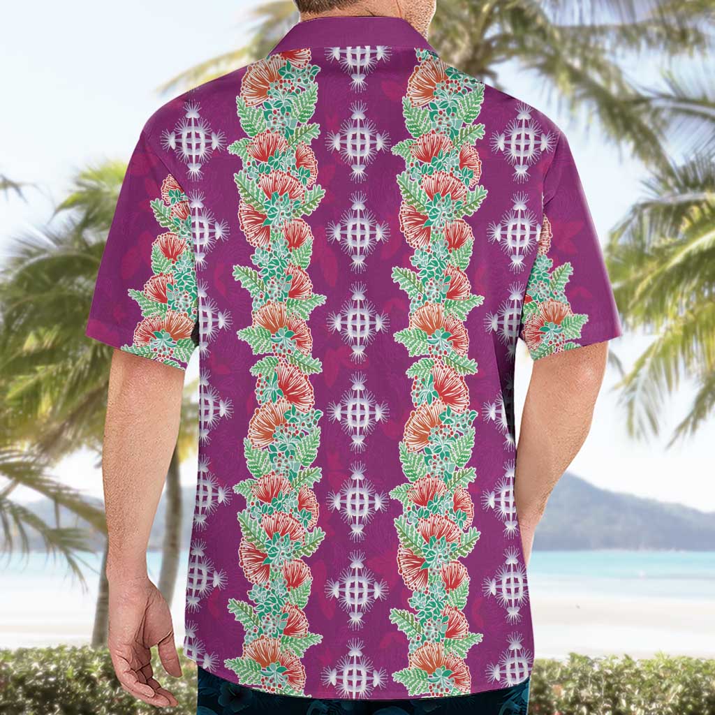 Hawaii Ohia Lehua Hawaiian Shirt Tropical Vibes Fuchsia