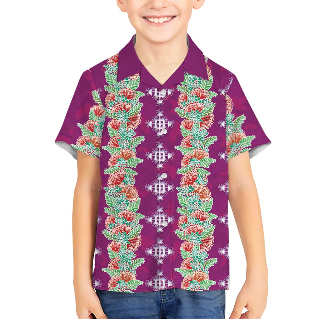 Hawaii Ohia Lehua Hawaiian Shirt Tropical Vibes Fuchsia